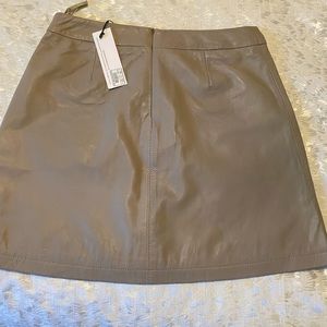 Leather skirt